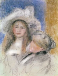 Berthe Morisot (1841-95) und ihre Tochter Julie Manet (1878-1966)